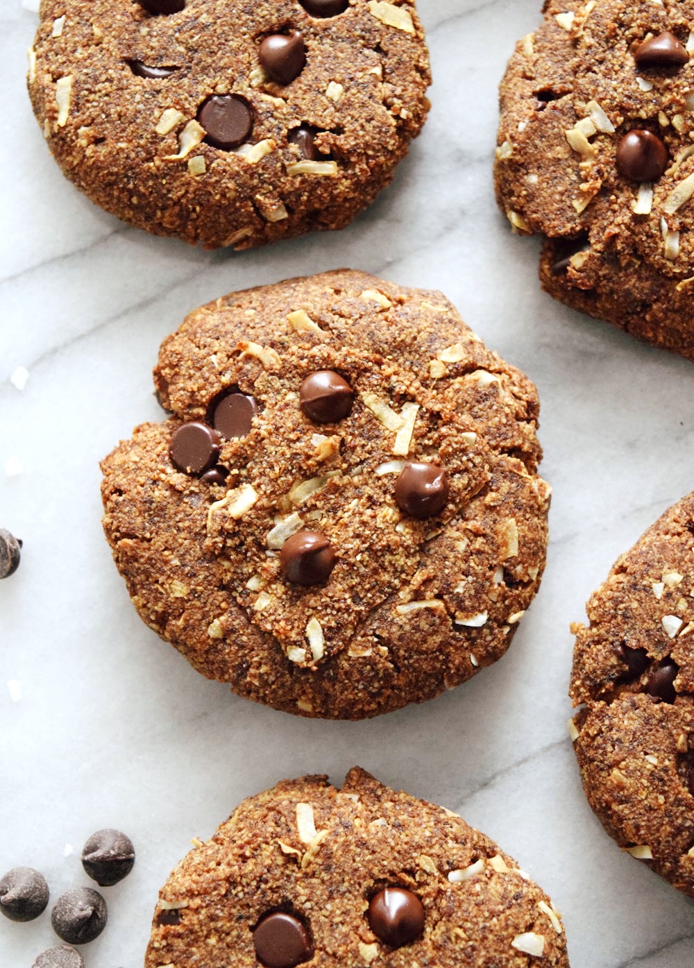 Vegan Coconut Chocolate Chip Cookies Beaming Banana